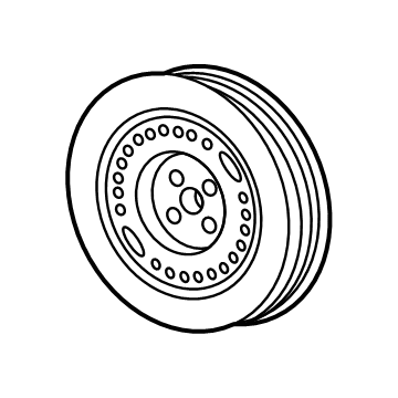 OEM Cadillac Pulley - 55512109