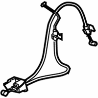 OEM BMW Bowden Cable, Emergency Unlocking - 51-24-7-201-606