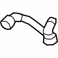 OEM 2018 BMW 330e COOLANT HOSE - 17-12-8-616-175