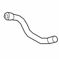 OEM 2018 BMW 330e Return Coolant Hose - 17-12-8-667-356