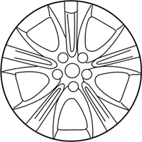 OEM Hyundai 17 Inch Alloy Wheel - 52910-3Q250