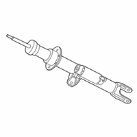 OEM BMW 540i Front Left Vdc Spring Strut - 37-10-6-866-405