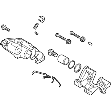 OEM Kia Cadenza Rear Brake Caliper Kit - 58311G8A50