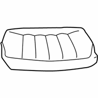 OEM Chrysler Town & Country Cushion Cover And Pad - 1AM591D5AA