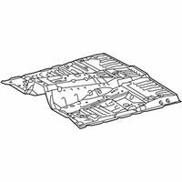 OEM 2017 Lexus LX570 Pan, Front Floor - 58111-60F30