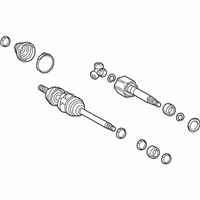 OEM 2018 Lexus RX450hL Shaft Assembly, Front Drive - 43410-48150