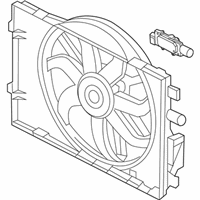 OEM 2010 Mercury Milan Fan Assembly - BE5Z-8C607-B