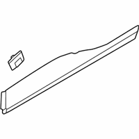 OEM 2022 Hyundai Kona Electric GARNISH ASSY-RR DR SIDE, RH - 87732-J9NA0