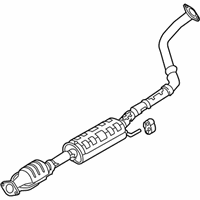 OEM Hyundai Center Muffler Assembly - 28600-2V460