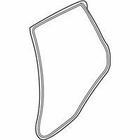 OEM Pontiac Weatherstrip, Rear Side Door - 96541714