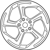 OEM Hyundai Veloster Rim Wheel - 52910-J3350