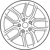 OEM Hyundai Veloster Wheel Rim - 52910-J3250