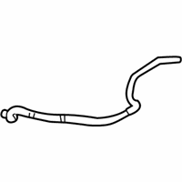 OEM 2000 Saturn LS2 Engine Coolant Recovery Hose - 9128039