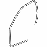 OEM Pontiac Bonneville Weatherstrip Asm-Front Side Door Auxiliary *Gray Y - 25725395