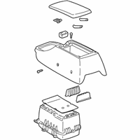 OEM 2001 Toyota Tundra Console Assembly - 58901-0C010-E1