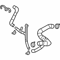 OEM 2004 Chevrolet Cavalier Outlet Radiator Coolant Hose Assembly - 22661207