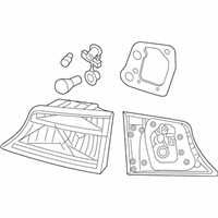 OEM Hyundai Lamp Assembly-Rear Combination Inside, LH - 92405-B8150