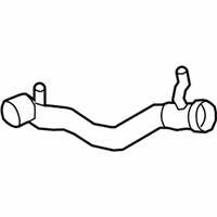 OEM 2011 BMW 750i Radiator Coolant Hose Lower - 17-12-7-594-451