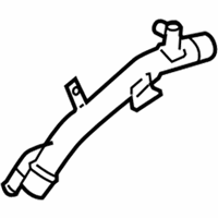 OEM 2008 Chevrolet Malibu Radiator Coolant Outlet Hose (Lower) - 25844699