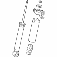 OEM 2017 Buick LaCrosse Rear Shock Absorber Assembly (W/ Upr Mt) - 84550898