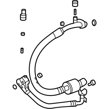 OEM Cadillac CT5 Discharge Hose - 84798186