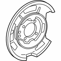 OEM 2013 Lexus IS250 Plate Sub-Assy, Parking Brake, RH - 46503-30241