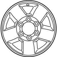 OEM Toyota FJ Cruiser Wheel, Alloy - 42611-35370