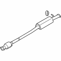 OEM Kia Sportage Center Exhaust Pipe - 28650D9540