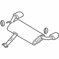 OEM Kia Rear Muffler Assembly - 28710D9440