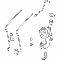 OEM 2015 Kia Sportage Washer Reservoir & Pump Assembly - 986103W510