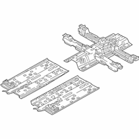 OEM 2018 Kia Niro Panel Assembly-Floor, Center - 65100G5000