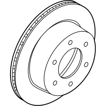 OEM 2022 Ford Bronco ROTOR ASY - BRAKE - MB3Z-2C026-A