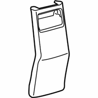 OEM Pontiac Vibe Panel, Front Floor Console Rear Trim *Gray - 19184889