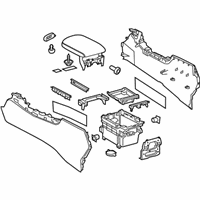 OEM Lexus NX300 Box Sub-Assembly, Console - 58901-78013-C2