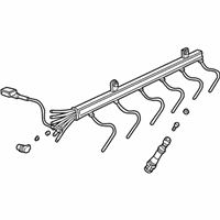 OEM 2001 BMW 750iL Ignition Wiring - 12-12-1-742-888