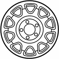 OEM 1998 Ford F-150 Alloy Wheels - F85Z1007UB