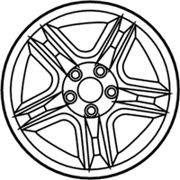OEM Ford F-150 Heritage Wheel, Alloy - YL3Z-1007-DA