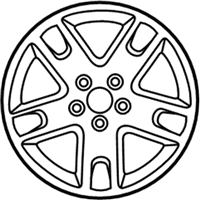 OEM Ford F-150 Heritage Wheel, Alloy - 2L3Z-1007-AA