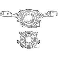 OEM 2022 BMW 740i SWITCH UNIT STEERING COLUMN - 61-31-5-A32-041