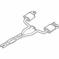 OEM 2016 Ford Mustang Muffler Assembly - FR3Z-5230-U