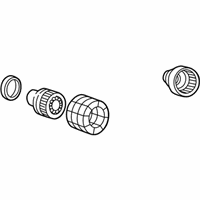 OEM 2005 Hyundai Santa Fe Boot Kit-Rear Axle Wheel Side - 49509-26T00