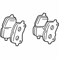 OEM 2004 Pontiac Vibe Pad Kit, Front Disc Brake - 88972096