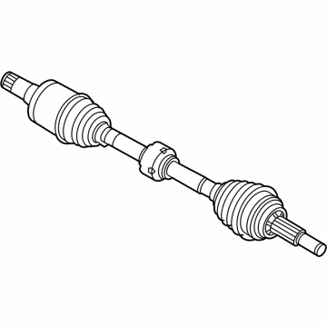 OEM 2021 Ford Mustang Mach-E SHAFT - FRONT AXLE - LJ9Z-3B437-A