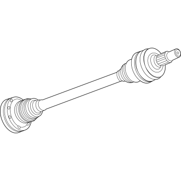 OEM 2020 Cadillac CT4 Axle Assembly - 84492510