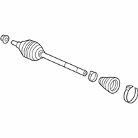 OEM 1998 Honda Accord Driveshaft Set, Driver Side - 44011-S84-A50