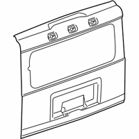 OEM 2009 Hummer H2 Gate, Lift - 10384904