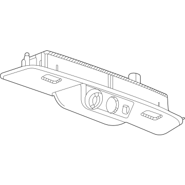 OEM Chevrolet Suburban License Lamp - 84723575