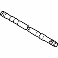 OEM 2022 Nissan Rogue Sport Shaft-Rear Drive - 39704-1HC0C