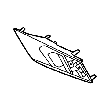 OEM 2020 BMW 228i xDrive Gran Coupe SHELL, INSIDE DOOR HANDLE, L - 51-42-9-875-699