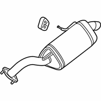 OEM Kia Rear Muffler Assembly - 28710B2310